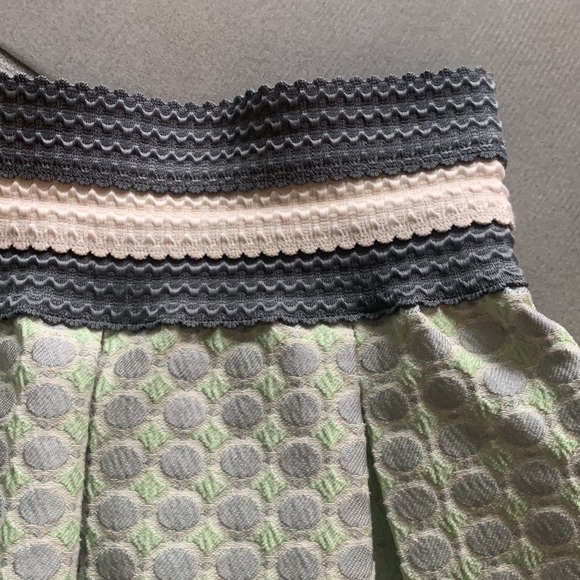 ANTHROPOLOGIE MAEVE SEREN JACQUARD POLKA DOT SKIRT GI SZ SMALL CAREER EVERYDAY - Picture 6 of 13
